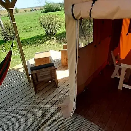 Tente Cabane Du Camping Hautoreille Bannes  Exterior photo